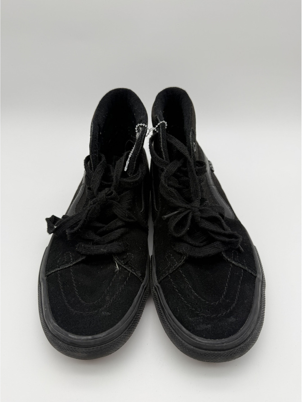 Vans Sk8-Hi Black Suede Skateboarding Shoes Men's Size 6.5